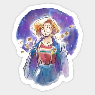 She was the universe Sticker